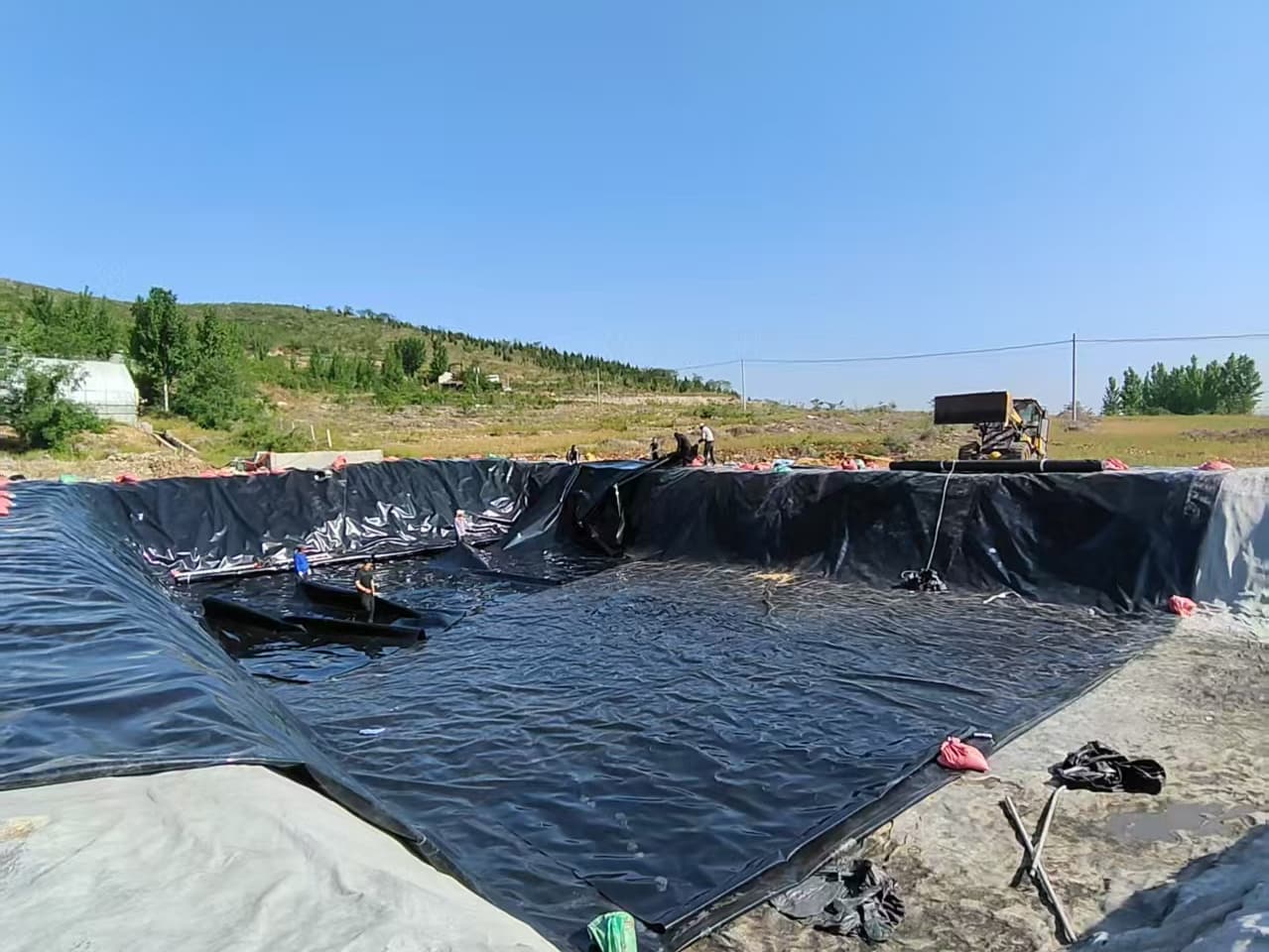 Lokasi Produksi Geomembran | Proses Ekstrusi Film Tiup